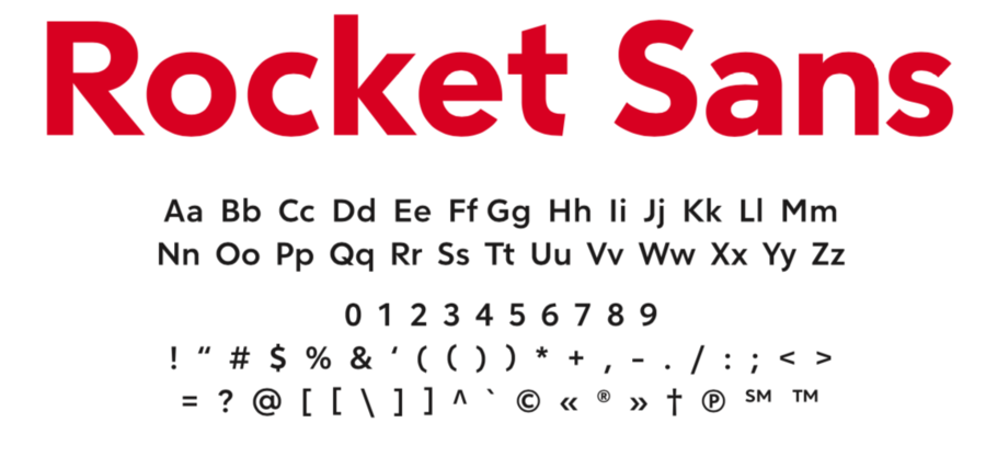 Пример шрифта Rocket Sans